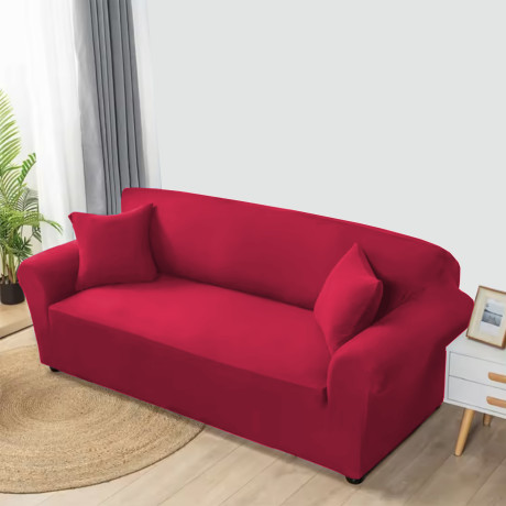 copri divano elasticizzato rosso bordeaux