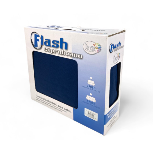 FLASH BLUE Stretch-Sofabezug mit hoher Passform