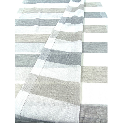 COPPIA tendina VETRO MODERNA larga 45 o 60 o 85 RIGONE Grigio e Tortora