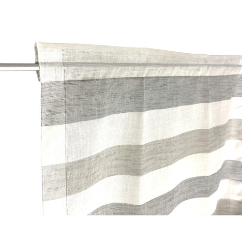 PAR DE CORTINAS DE VIDRIO MODERNO de 45 o 60 u 85 de ancho Gris RIGO y Gris Tórtola