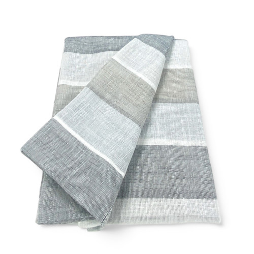 PAIR OF MODERN GLASS curtain 45 or 60 or 85 wide RIGONE Grey and Dove Grey