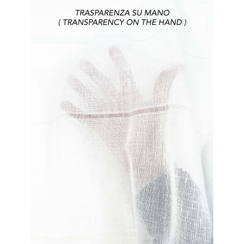 PAR DE CORTINAS DE CRISTAL MODERNAS de 45 o 60 u 85 de ancho Ajour White