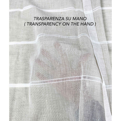 PAIR OF MODERN GLASS curtain 45 or 60 or 85 wide Ajour Beige