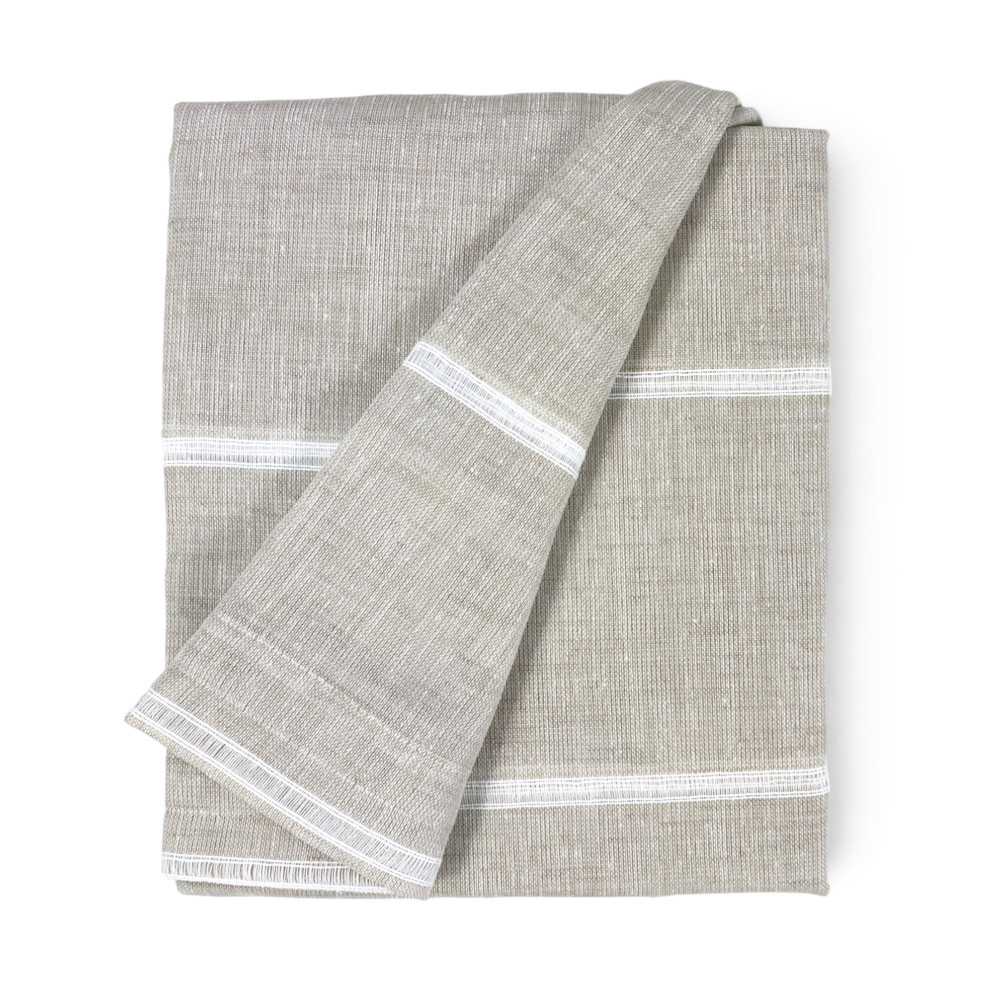 COPPIA tendina VETRO MODERNA larga 45 o 60 o 85 Ajour Beige