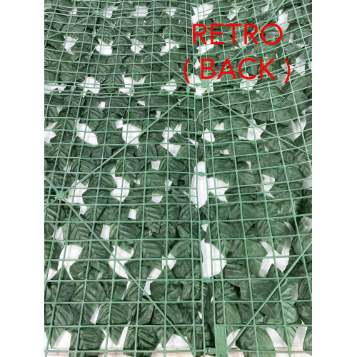 Seto de privacidad hoja hiedra artificial para paredes y balcones cortina ornamental siempre verde