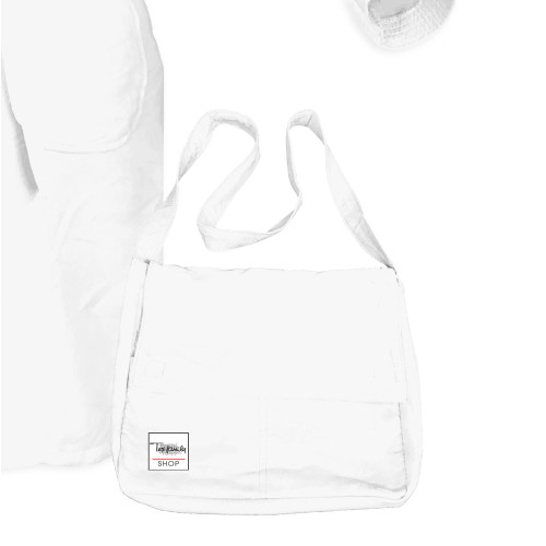 Peignoir technique PODDY en microfibre BLANC