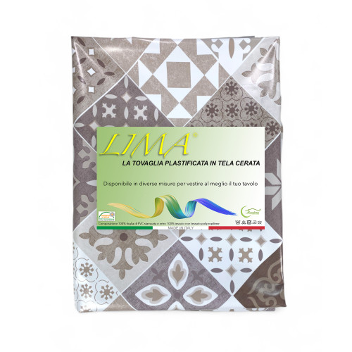 LIMA © DE MANTEL de lona encerada plastificada hidrófugo de PVC MAJOLICA Arena Made in Italy