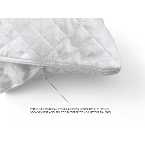 Coussin COUSSIN UP et DOWN Réglable en hauteur Fabriqué en Italie