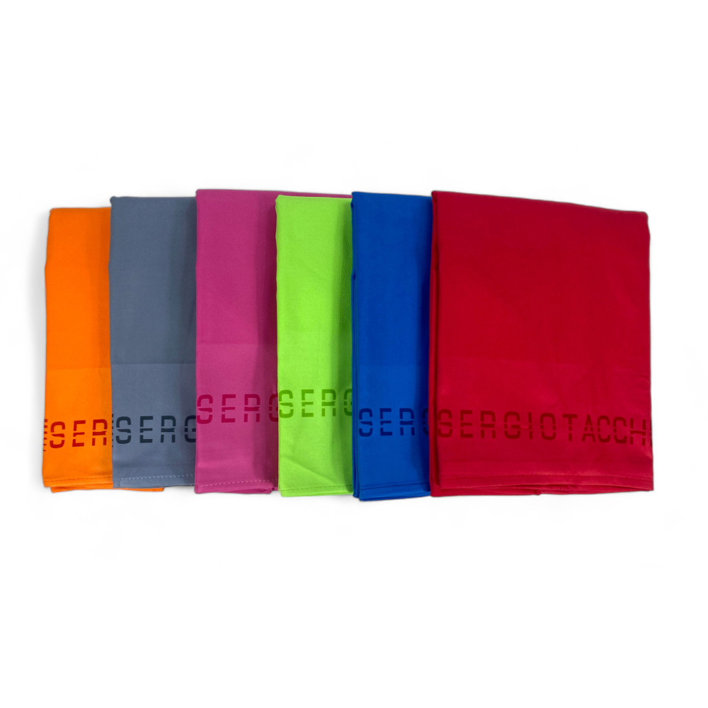 STRANDTUCH in sehr weicher Unifarbe MIKROFASER LARGE SIZE platzsparend SERGIO TACCHINI