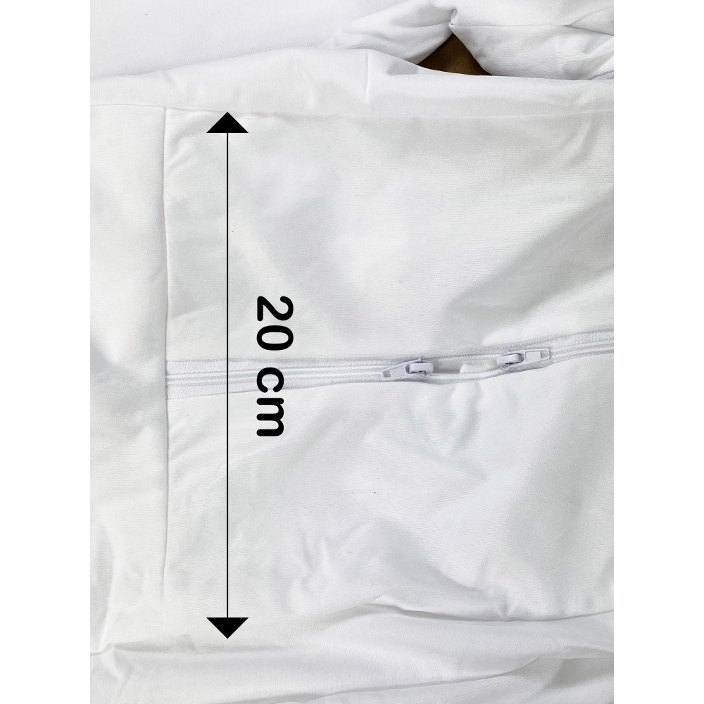 Funda de colchón impermeable integral con sensor de cremallera