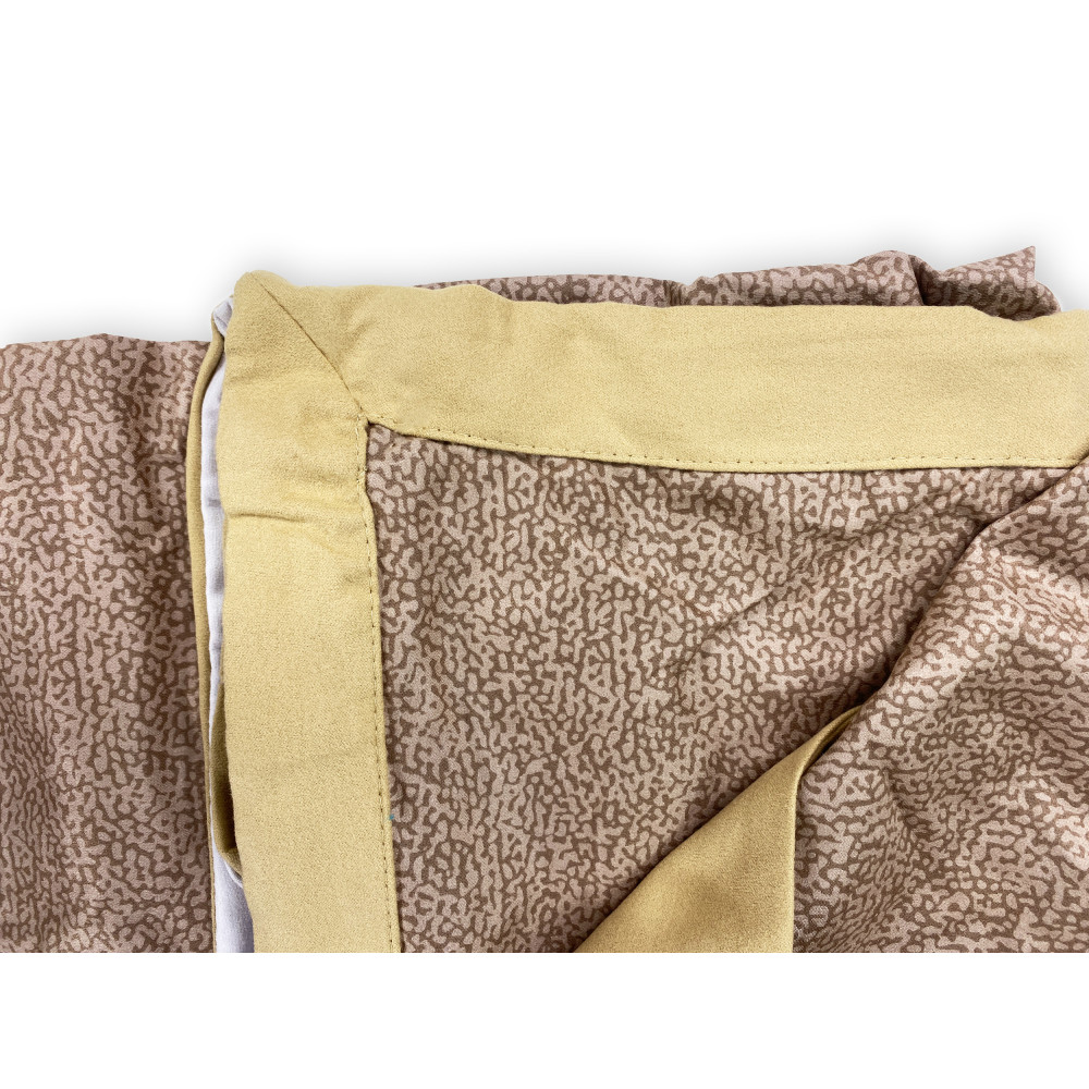 Microfiber beach towel with pockets and inflatable cushion boy beige TEDDY SIZE cm. 80 X 190