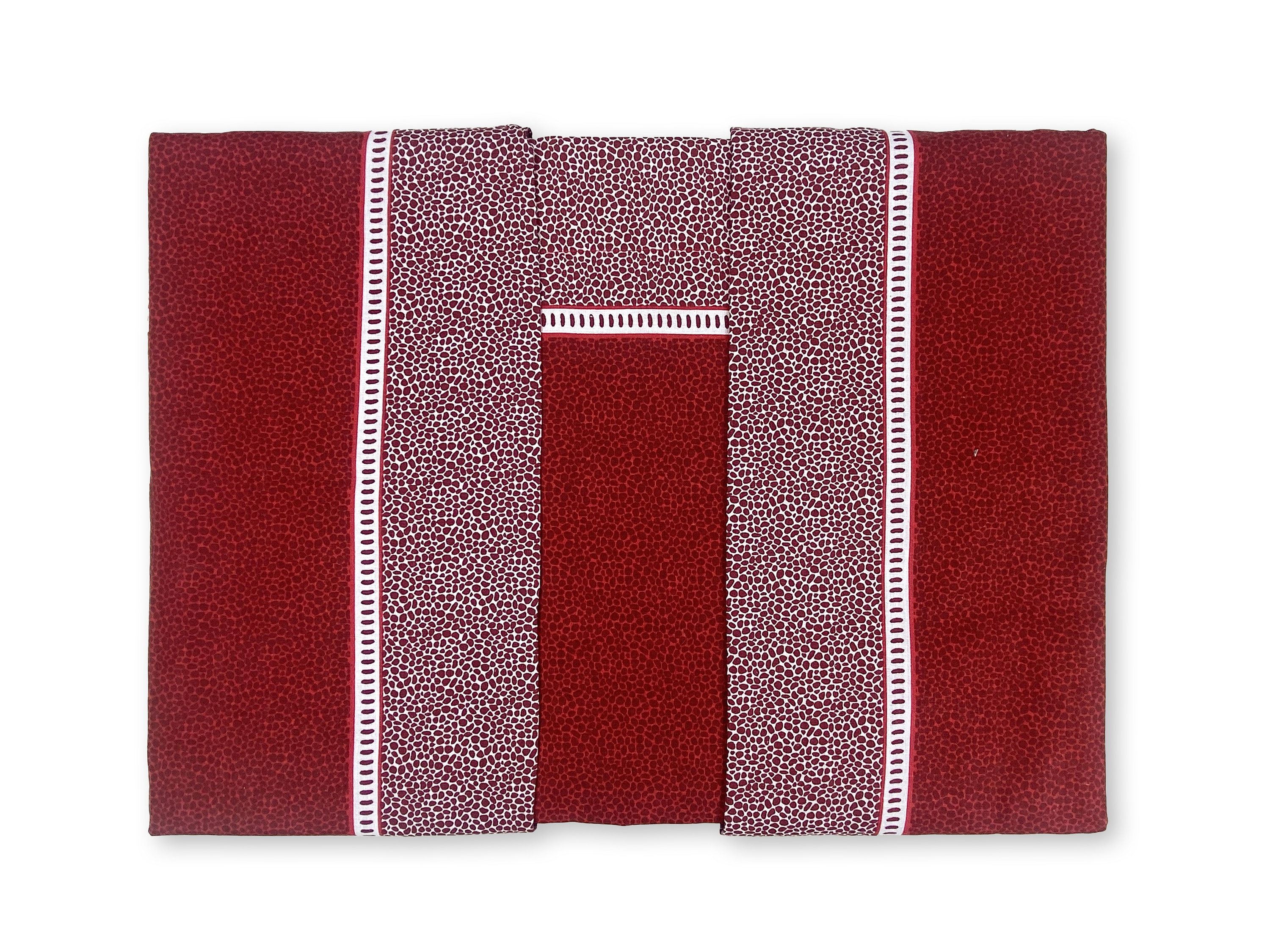 Completo Letto Matrimoniale In Cotone 100% Scozzese Bordeaux - Antipilling E Anallergico - Foto 13