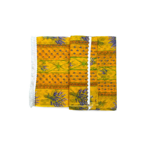 Insektenschutzfenster mit Außenvorhang Retone, Insektenschutzvorhang Fenstertür mit Gartenringen, Farbe Lavendel Provenzale