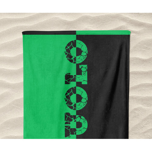 Toalla de Playa Sassuolo Grande 90x170 cm, Toalla de Playa de Terriz, Toalla de Playa para Fans, Toalla de Piscina para Hombre y