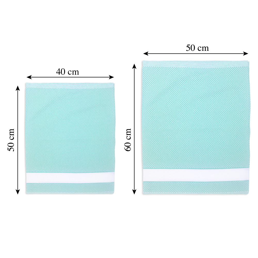 EasyZip Kindergarten Bag with Name - Aida Canvas to Embroider - Pure Cotton Bag, available in 9 Colors, Resistant and Made in It