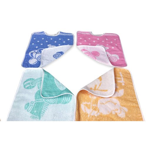 Lot DE 6 BAVOIRS BAVOIRS bébé JACK © cm. 30x39 de mesure MAXI gag avec lacets pur coton