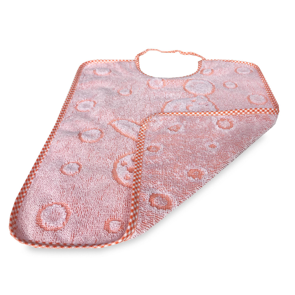 Lot DE 6 BAVOIRS BAVOIRS bébé JACK © cm. 30x39 de mesure MAXI gag avec lacets pur coton