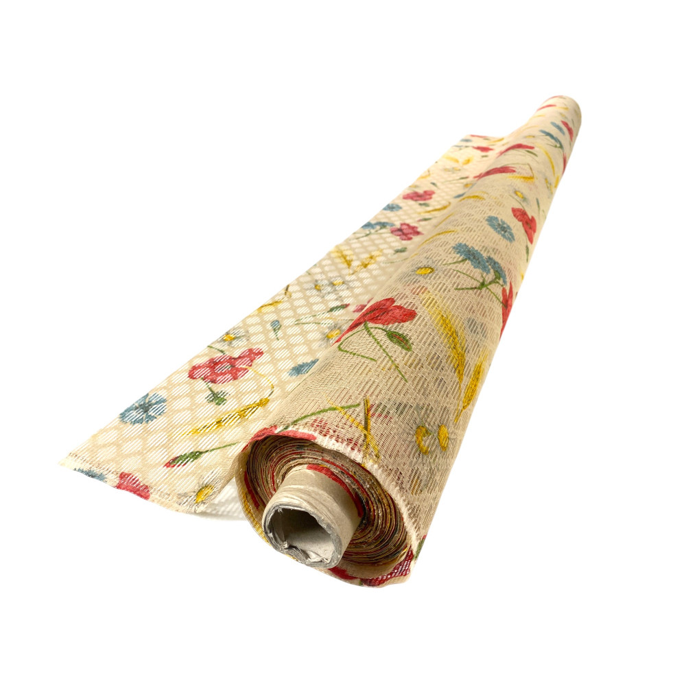 Mohnblume Fancy Meter Moskitonetz, Rautennetz, 150 cm Höhe, Made in Italy, einfache Installation, Anti-Insekten