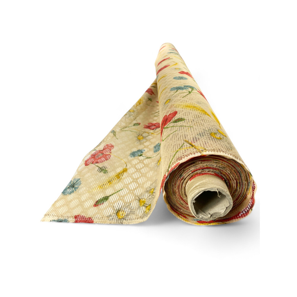 Mohnblume Fancy Meter Moskitonetz, Rautennetz, 150 cm Höhe, Made in Italy, einfache Installation, Anti-Insekten