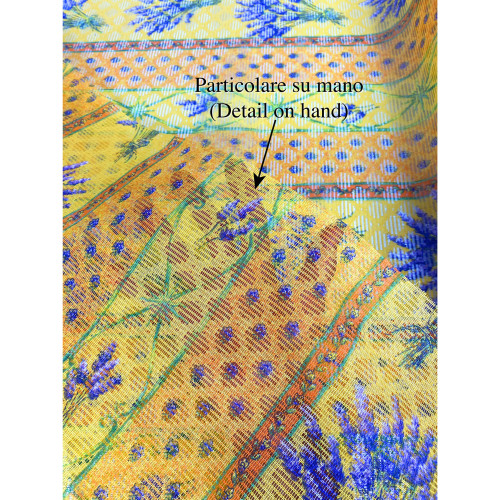 Moustiquaire à mètre de lavande provençale, Filet losange, 150 cm de hauteur, Protection contre les insectes, Installation facil