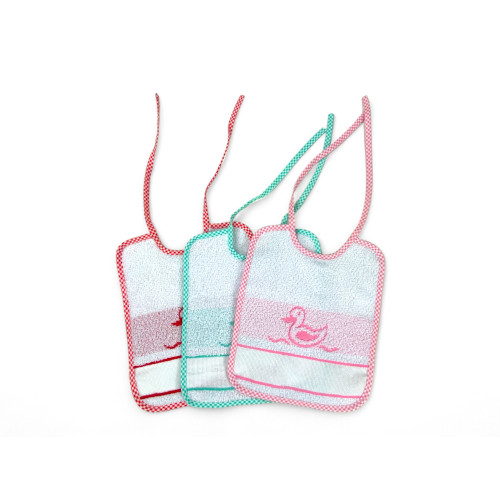 SET DE BABERO PARA NIÑA AMAPOLA FEMENINA © cm. Pinza 20x24 con cordones y lona AIDA