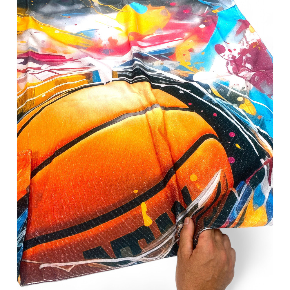 Large Basket Beach Towel, 90x170 cm, Soft Terry Beach Towel, Terry Beach Towel for Men and Women, Ideal for Travel