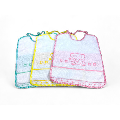 LÄTZCHEN-SET FÜR MÄDCHEN FRAUEN MOHN © cm. 24x30 Knebel mit Gummizug und AIDA Canvas