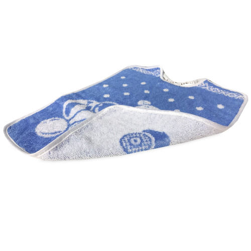 LÄTZCHEN-SET FÜR JUNGEN UND MÄDCHEN MINI JACK © cm. 26x34 Knebel mit Gummizug aus reiner Baumwolle