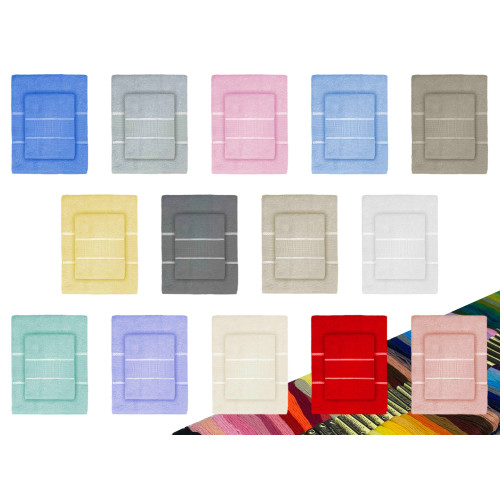 Set Asciugamani Spugna Tela Aida da ricamare Punto Croce 1+1 Viso E OSPITE con Filato in Omaggio