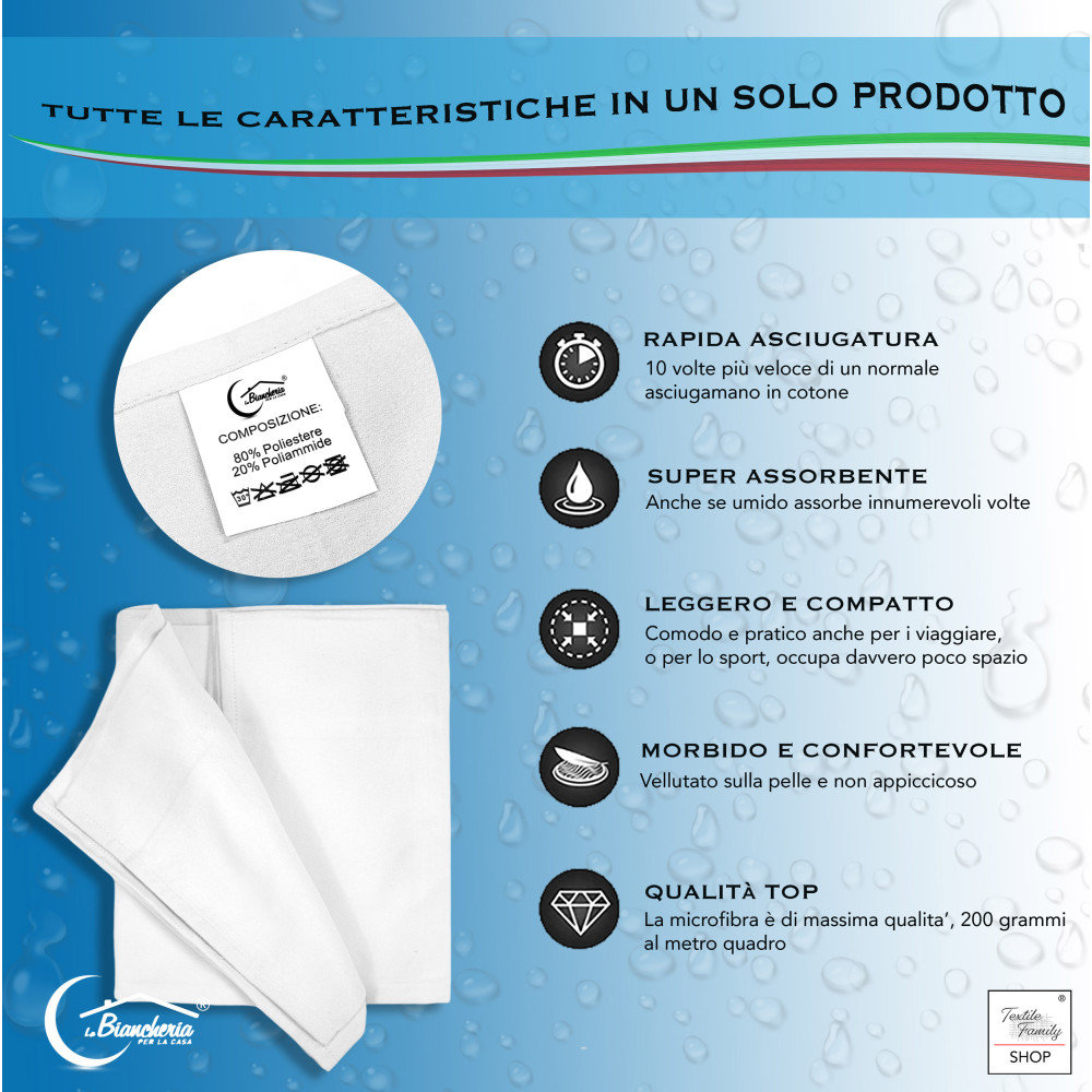 Serviette en microfibre 95x145 cm, serviette ultra absorbante et légère, à séchage rapide pour la maison, la salle de sport et l