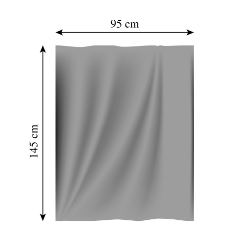 Asciugamano Microfibra 95x145 cm, Telo Ultra Assorbente e Leggero, Asciugatura Rapida per Casa, Palestra e Viaggi