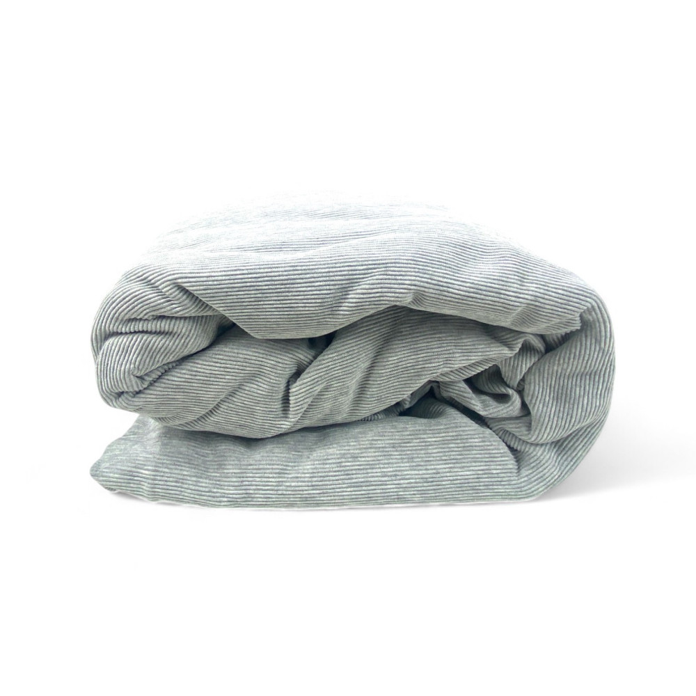 New York Grey Melange Stretch Sofa Cover, Scratch Resistant, for Sofas with Armrests, Universal Sofa Cover, Made in Italy