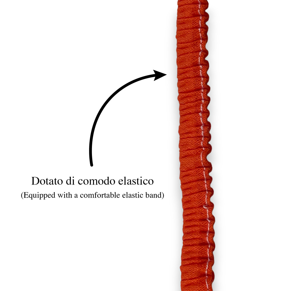 Gag for Adults and Seniors with MARIO Elastic Band| 6-Piece Cotton Honeycomb Set, Absorbent, 47x63 cm | Made in Italy