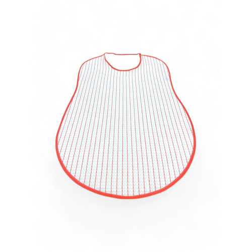 Bavaglio per Adulti e Anziani con Elastico MARIO| Set 6 Pezzi in Cotone Nido d'Ape, Assorbente, 47x63 cm | Made in Italy