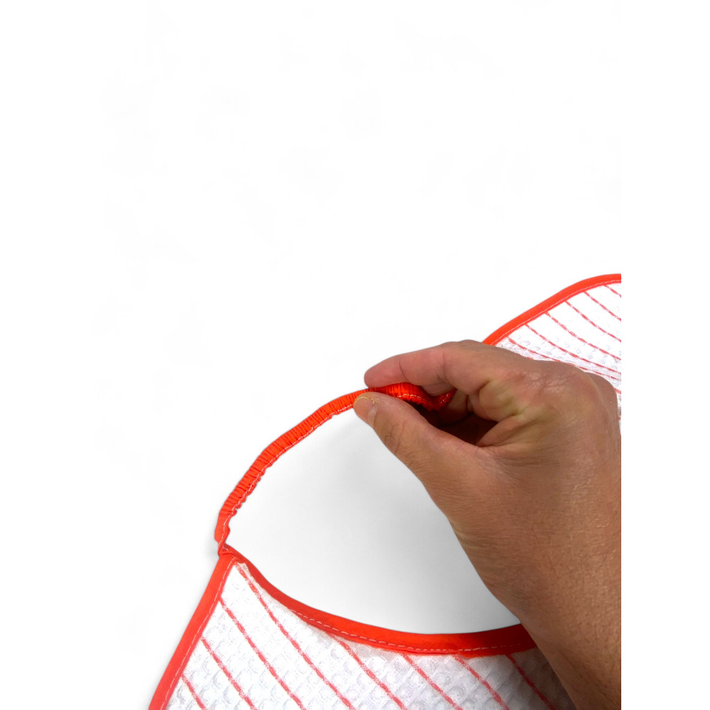 Mordaza para Adultos y Mayores con Banda Elástica MARIO | Juego de nido de abeja de algodón de 6 piezas, absorbente, 47x63 cm |