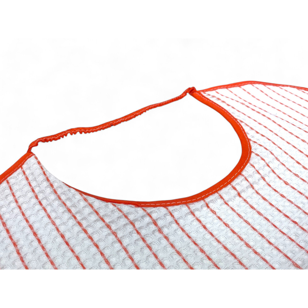 Knebel für Erwachsene und Senioren mit MARIO Gummiband| 6-teiliges Waben-Set aus Baumwolle, saugfähig, 47x63 cm | Hergestellt in