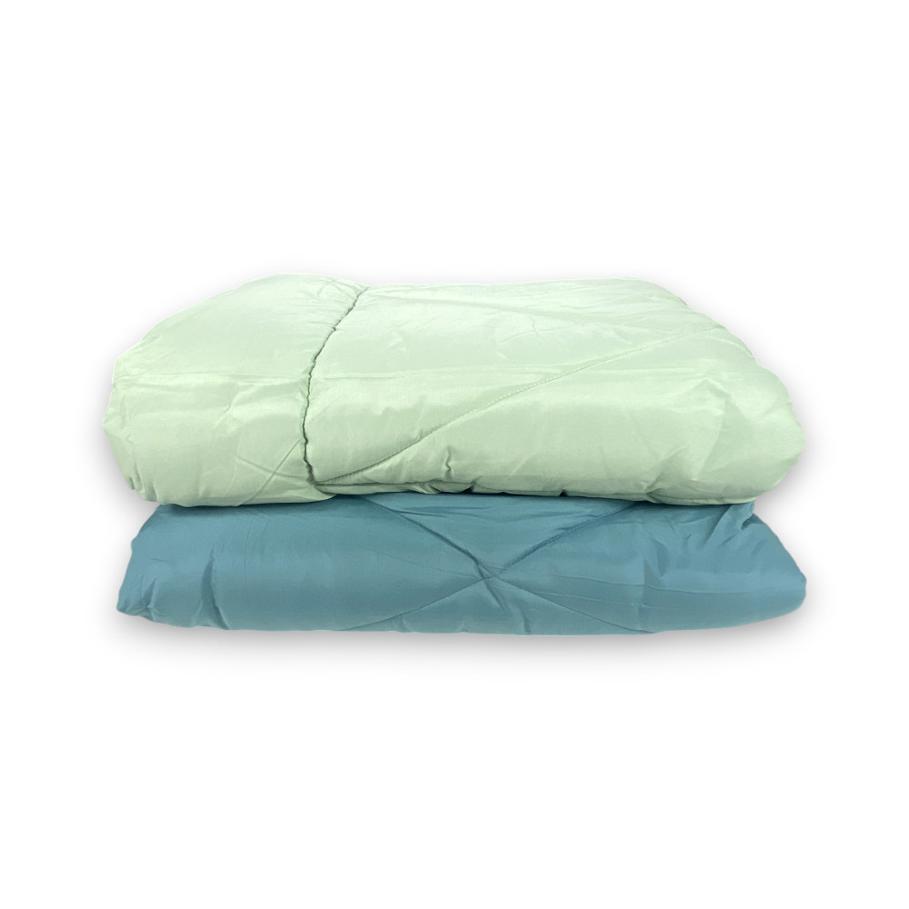 Caldo double-sided double duvet green 300 gr/sqm - Warm and soft winter duvet 250x250 cm