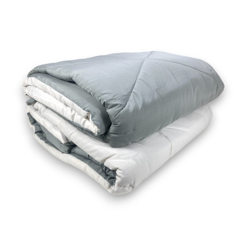 Caldo double-sided duvet grey 300 gr/sqm - Warm and resistant winter duvet 250x250 cm