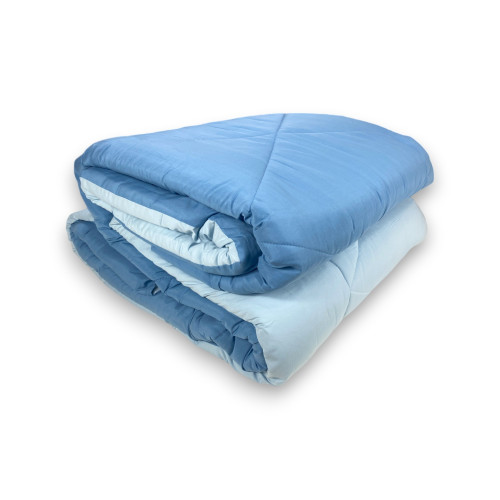 Caldo double-sided blue duvet 300 gr/sqm - Warm and soft winter duvet 250x250 cm