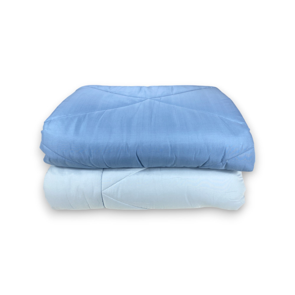 Caldo double-sided blue duvet 300 gr/sqm - Warm and soft winter duvet 250x250 cm