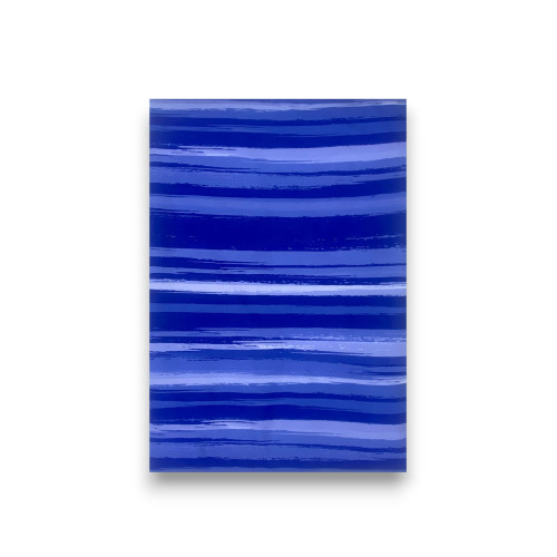 Bettbezug Blue Stripe aus weicher Mikrofaser | Angelhand | Maschinenwaschbar | Hergestellt in Italien