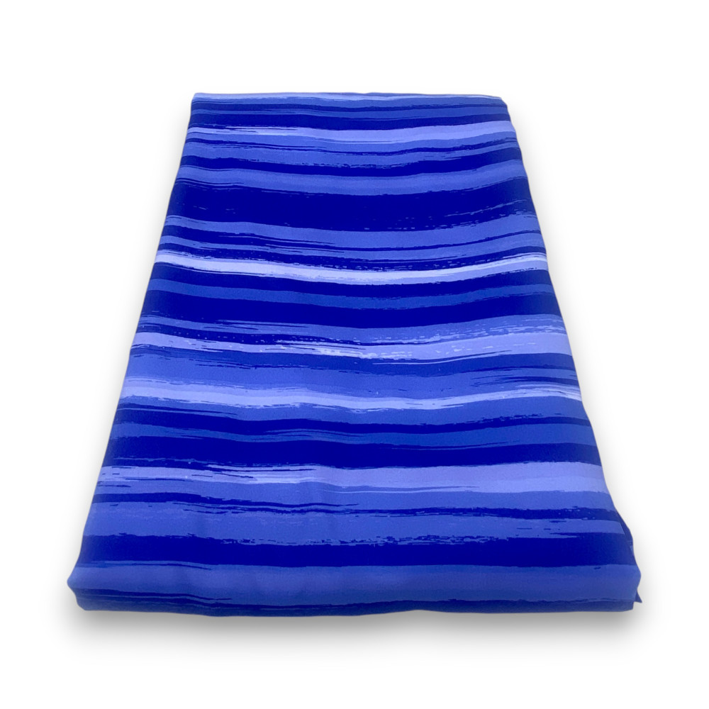 Housse de couette Blue Stripe en microfibre douce | Main de pêche | Lavable à la machine | Fabriqué en Italie