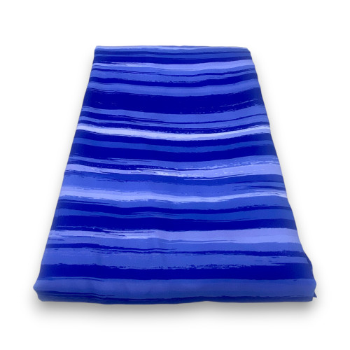 Copripiumino Stripe blu in morbida microfibra | Manopesca | lavabile in lavatrice | Made in Italy