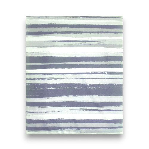 Stripe grey duvet cover in soft microfibre | Fishing Hand | Machine washable | Made in Italy