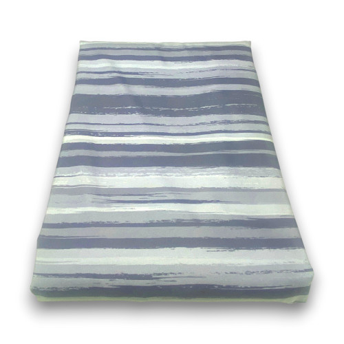 Stripe grey duvet cover in soft microfibre | Fishing Hand | Machine washable | Made in Italy