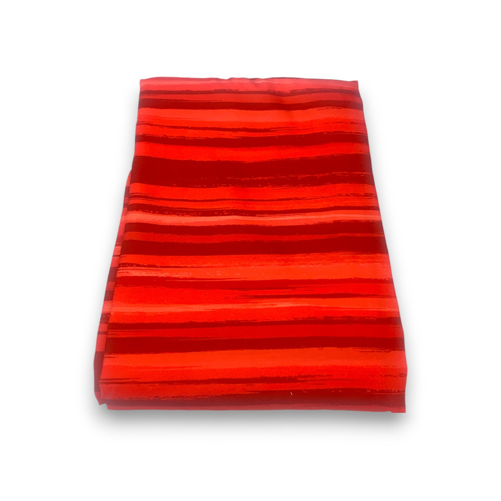 Red Stripe duvet cover in soft microfiber | Fishing Hand | Machine washable | Made in Italy