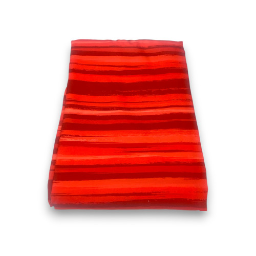 Red Stripe duvet cover in soft microfiber | Fishing Hand | Machine washable | Made in Italy