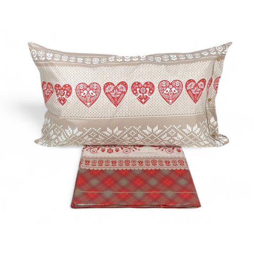 PLATEAU TYROLIEN dis. Demi-grange en pur coton Fabriqué en Italie