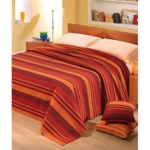 TISSU MEUBLES COPRITUTTO GRANDE ÉCHARPE COUVRE-LIT Couverture de canapé KIARA VERT