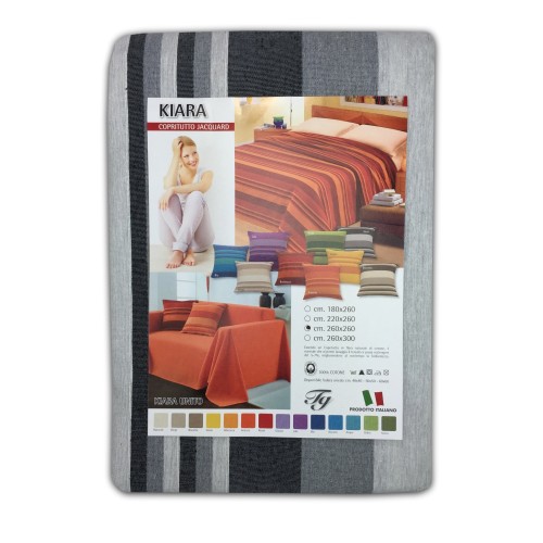 TELO ARREDO COPRITUTTO GRAN FOULARD COPRILETTO COPRIDIVANO KIARA NERO